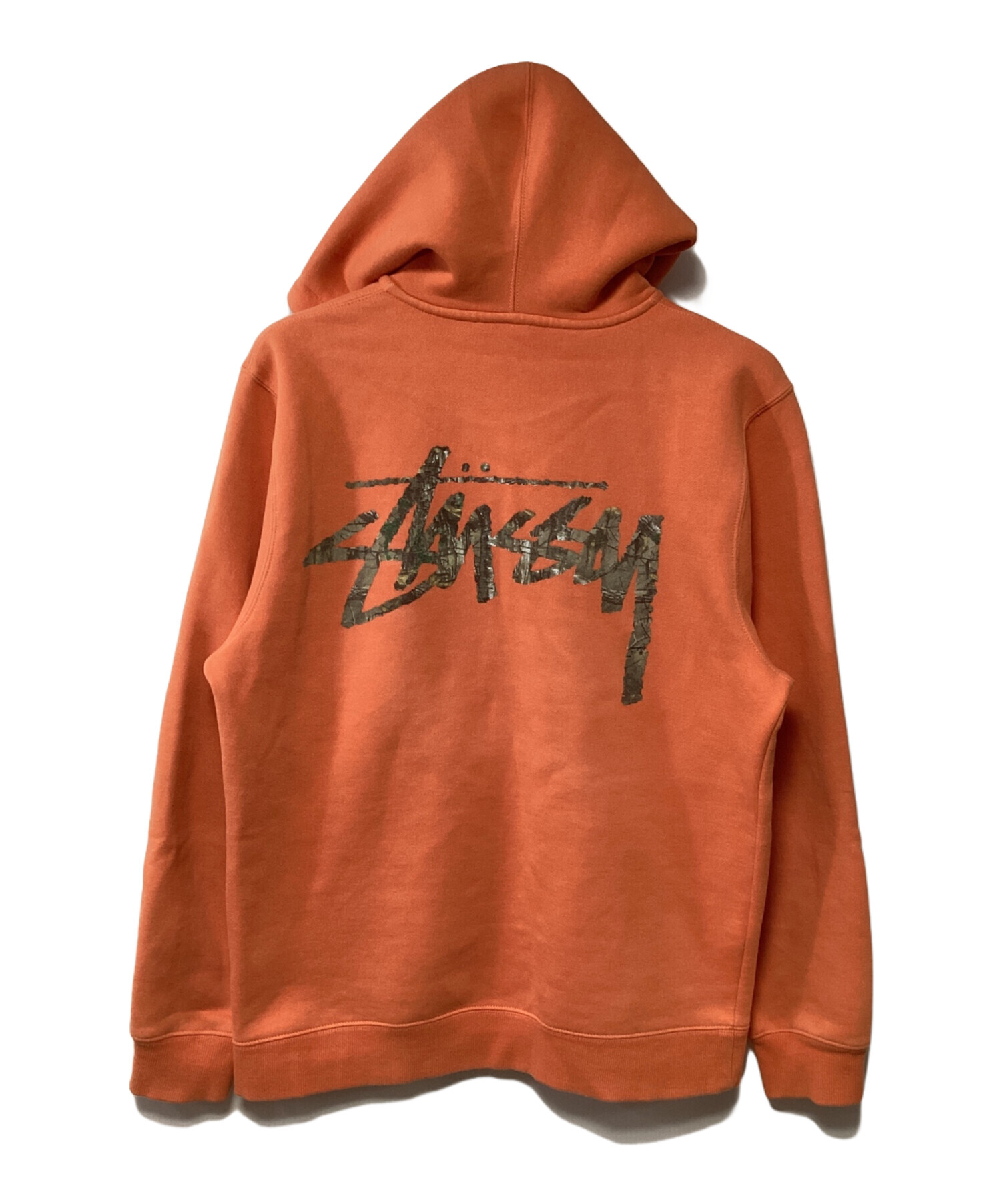 中古・古着通販】stussy (ステューシー) ジップパーカー オレンジ