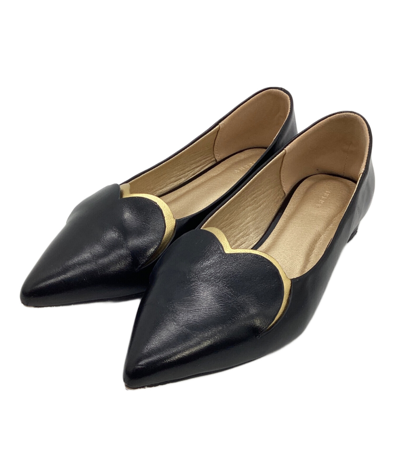 中古・古着通販】Ameri (アメリ) HEART MOTIF POINTED TOE PUMPS