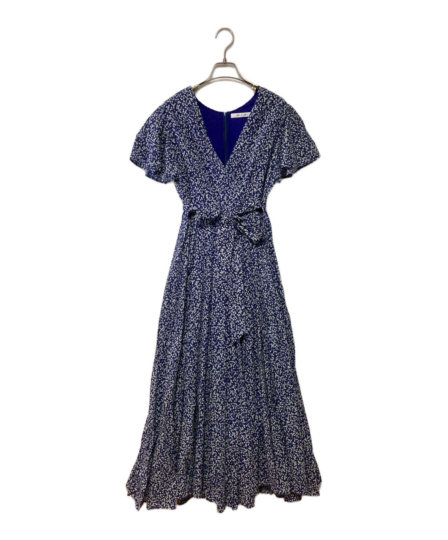 中古・古着通販】MARIHA (マリハ) ノースリーブワンピース ブルー