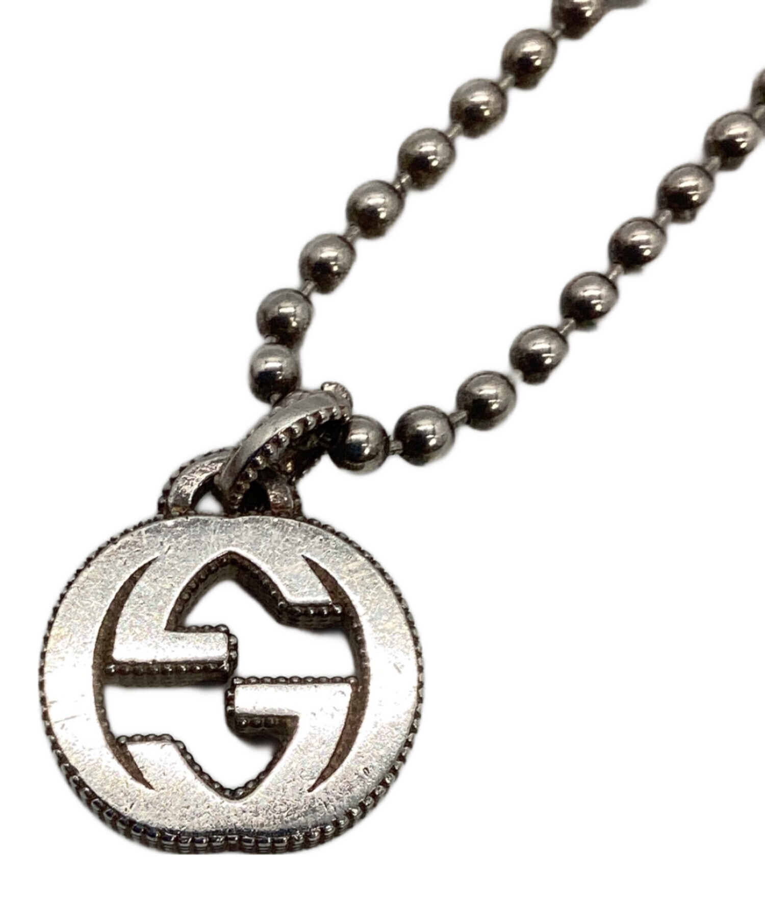 中古・古着通販】GUCCI (グッチ) シルバーネックレス｜ブランド・古着