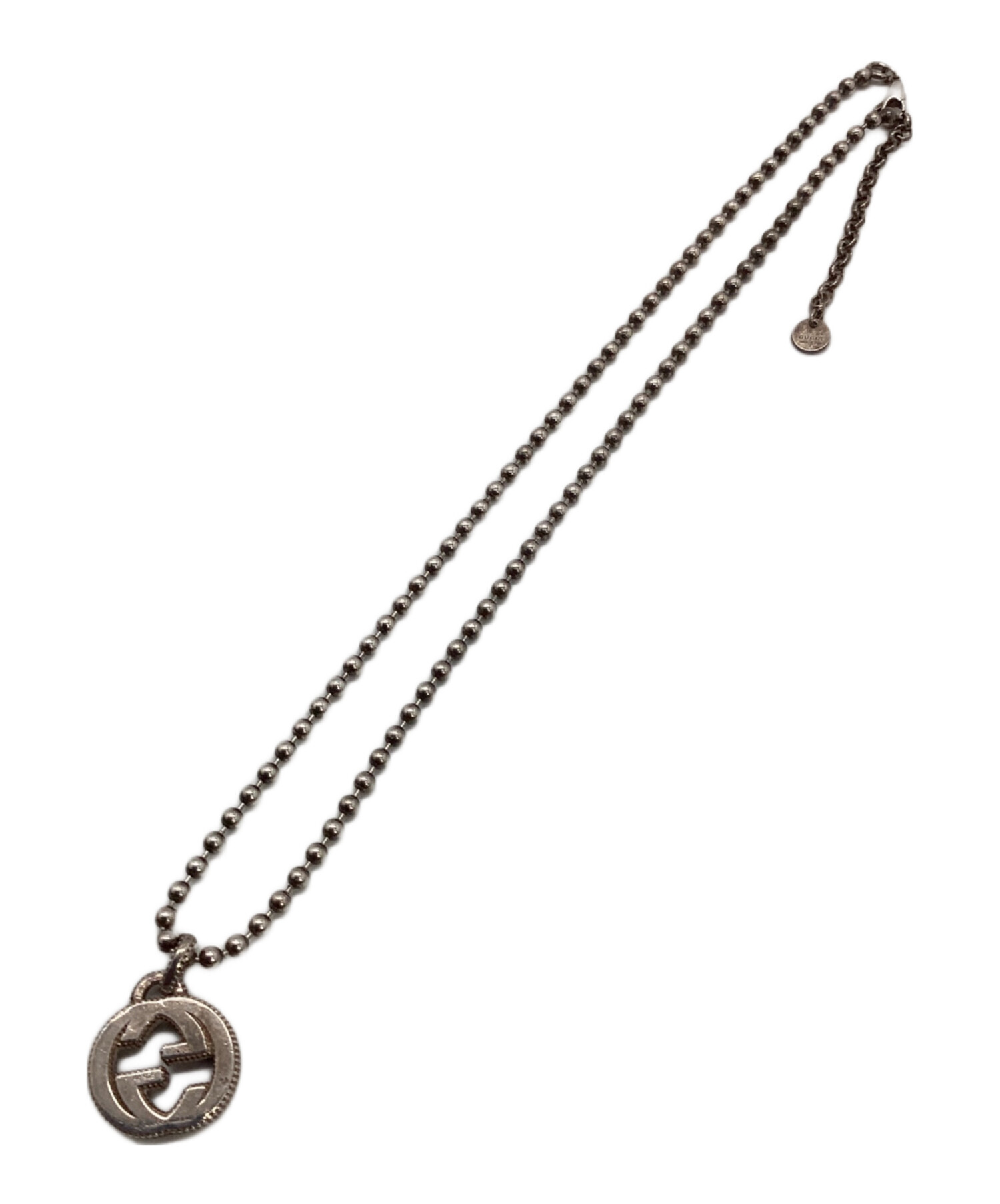 中古・古着通販】GUCCI (グッチ) シルバーネックレス｜ブランド・古着