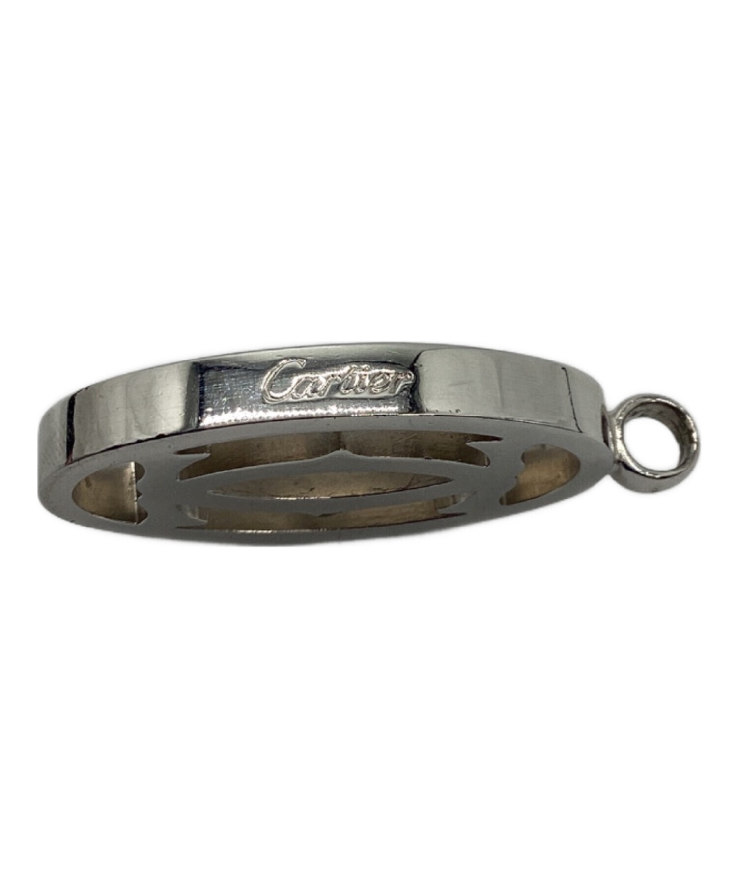 Cartier シルバー ペンダント 中古・古着通販】Cartier (カルティエ) ペンダントトップ シルバー
