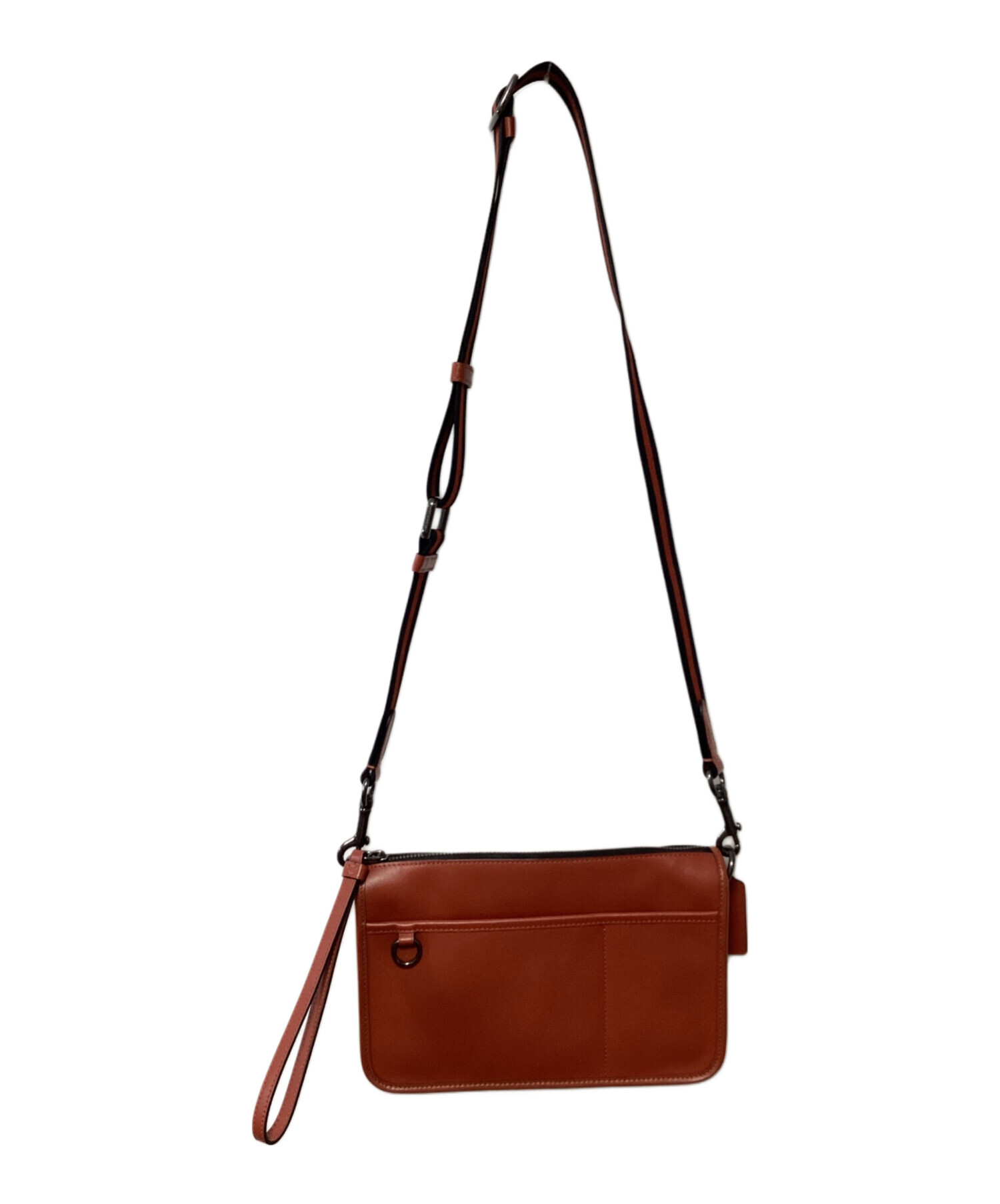 中古・古着通販】COACH (コーチ) ショルダーバッグ ブラウン×ブラック