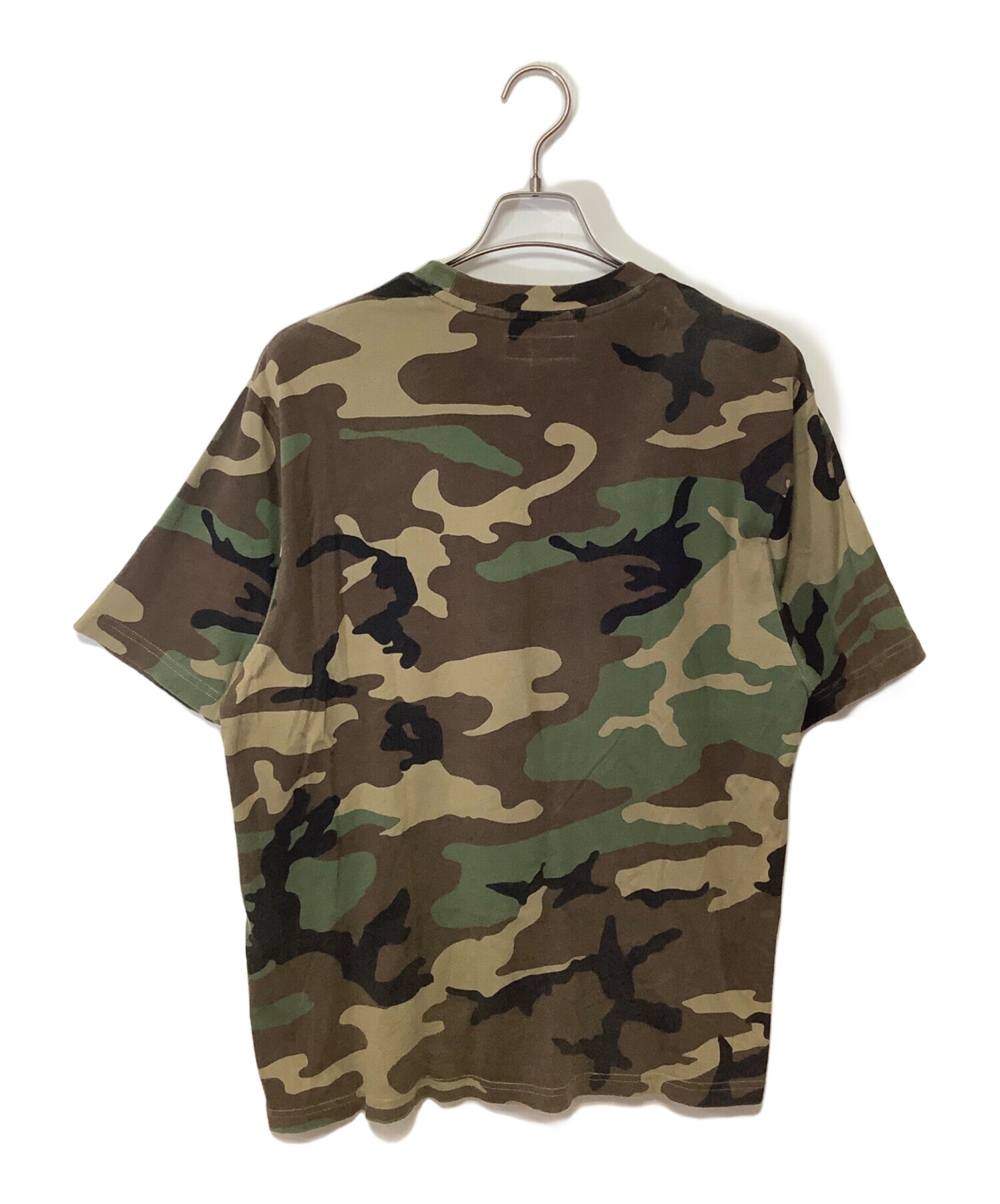 Supreme 迷彩柄 アナウンスTシャツ 中古・古着通販】SUPREME (シュプリーム) 半袖Tシャツ ブラウン サイズ