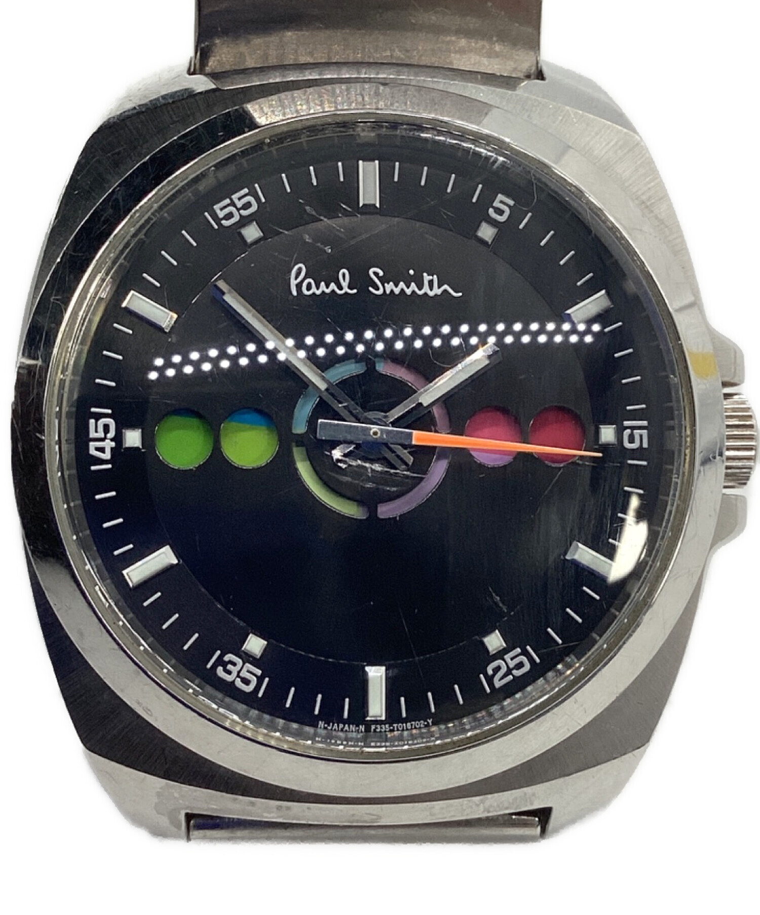 中古・古着通販】PAUL SMITH (ポールスミス) 腕時計 ブラック