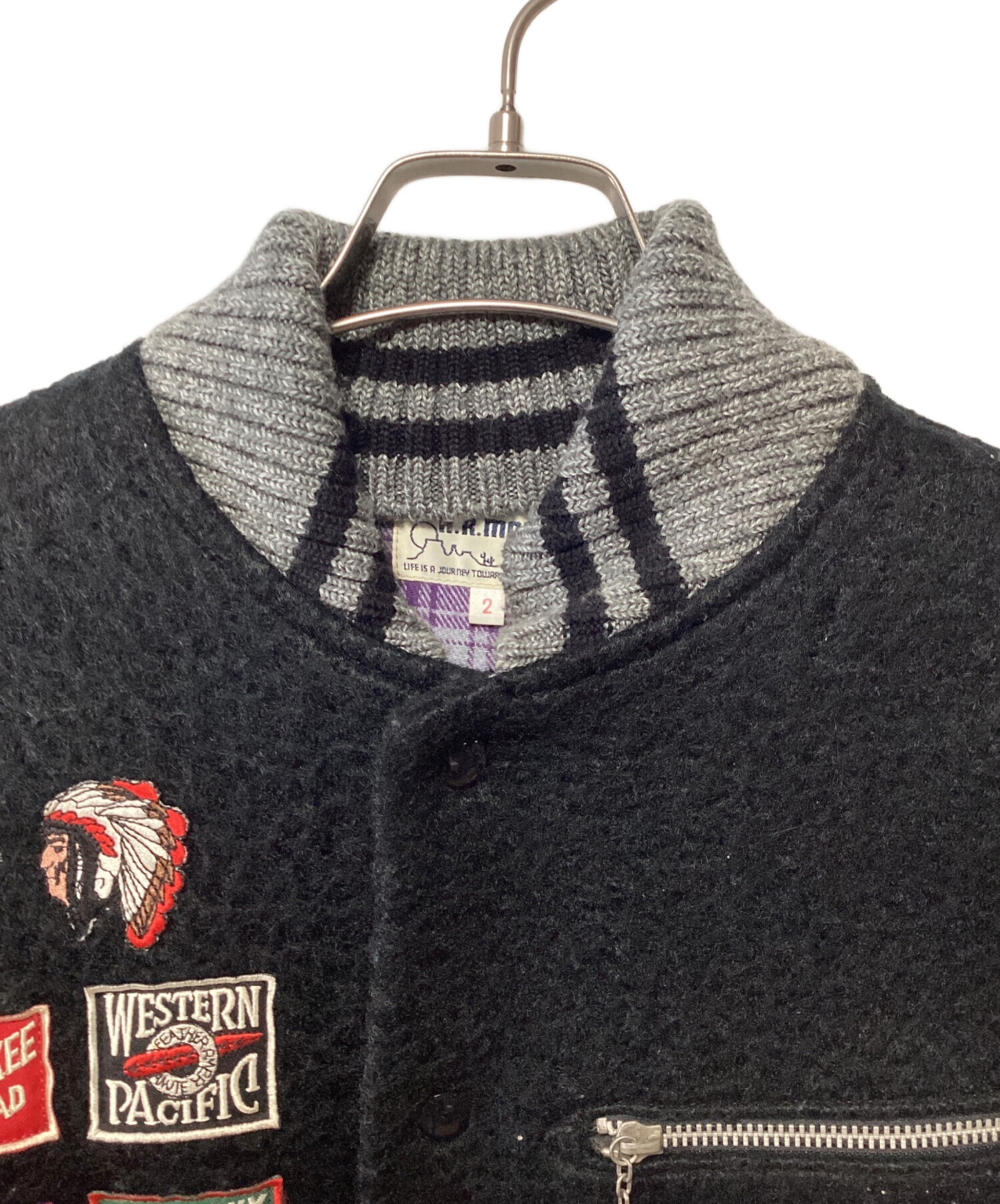 中古・古着通販】H.R.MARKET (ハリウッドランチマーケッド) スタジャン 