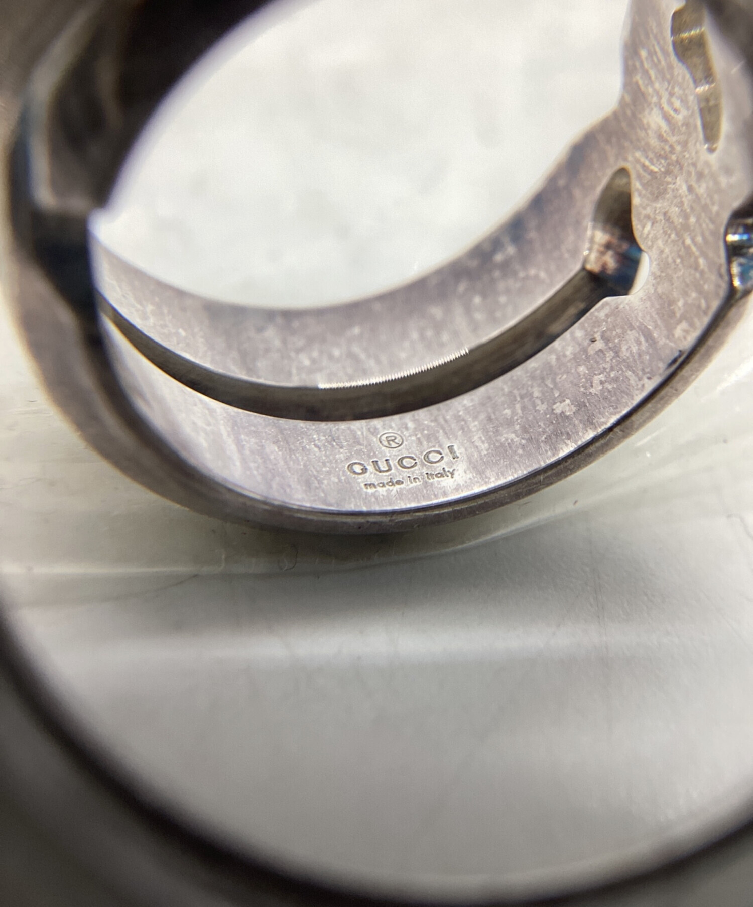 中古・古着通販】GUCCI (グッチ) ノット インフィニティリング サイズ