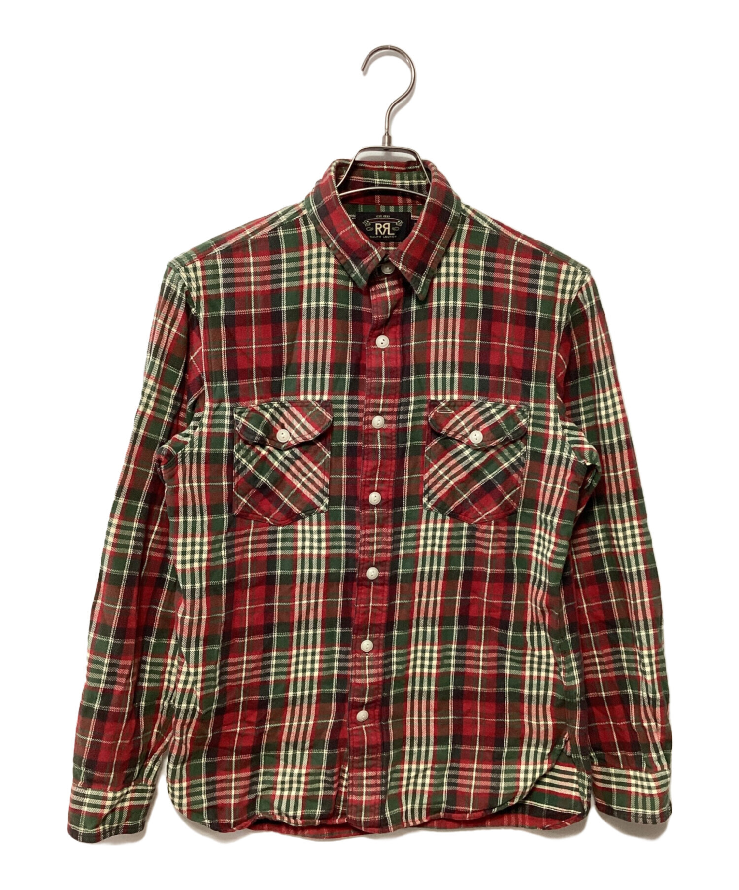 RRL ダブルアールエル 長袖カットソー くすみ赤 2026年最新ダブル 