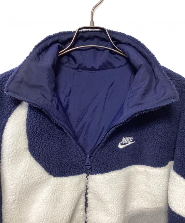 中古・古着通販】NIKE (ナイキ) ボアジャケット ブルー サイズ:XXL