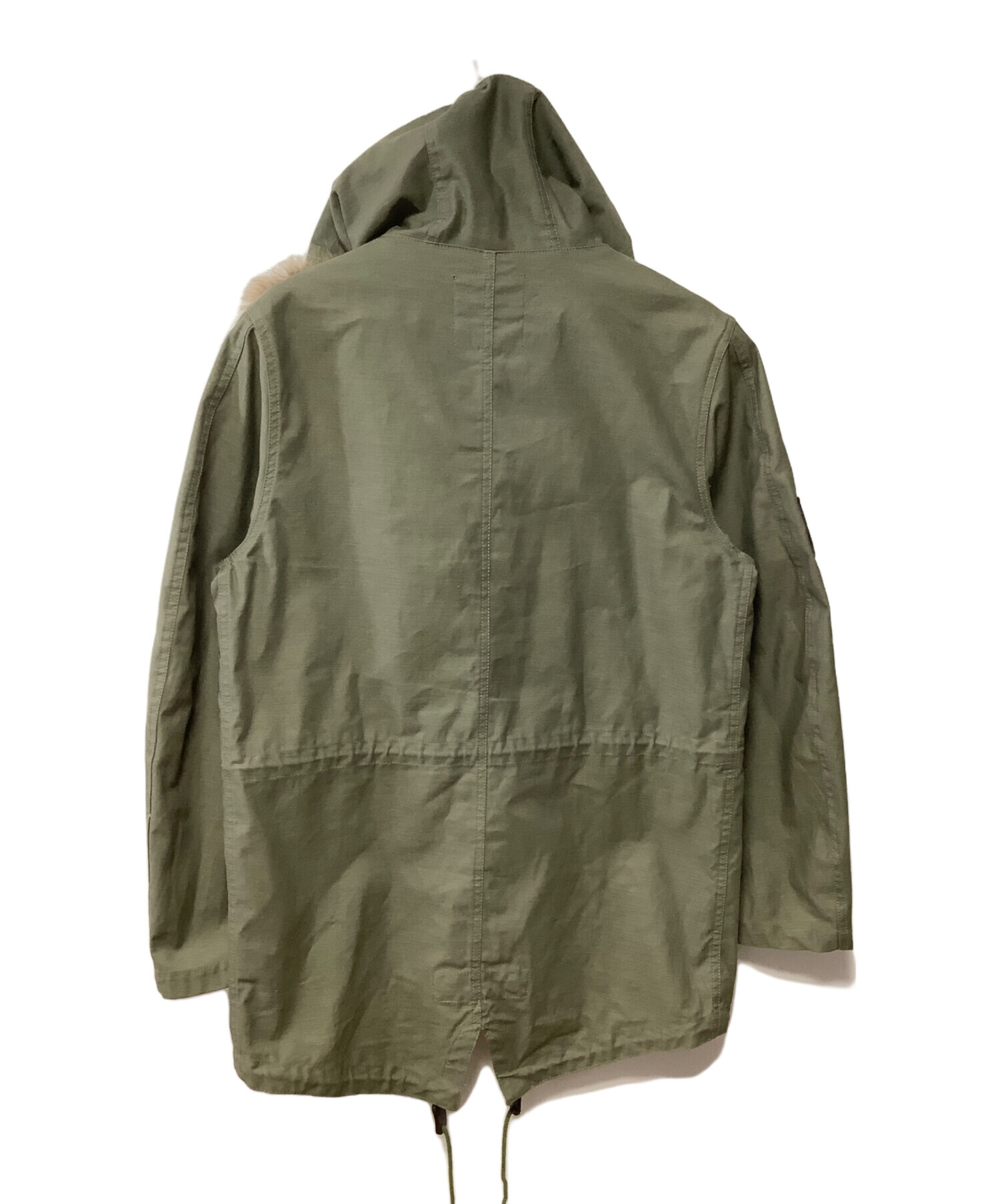 Stüssy モッズコート カーキ クロコダイル柄 古着 中古・古着通販】stussy (ステューシー) モッズコート カーキ サイズ