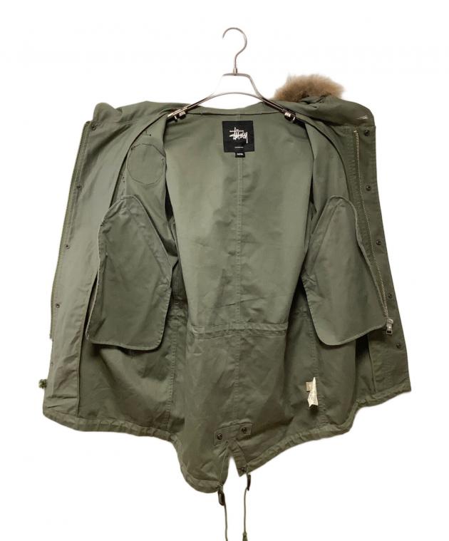 中古・古着通販】stussy (ステューシー) モッズコート カーキ サイズ