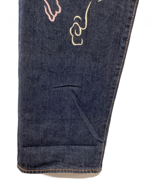 中古・古着通販】EVISU (エヴィス) 龍虎刺繍デニムパンツ インディゴ