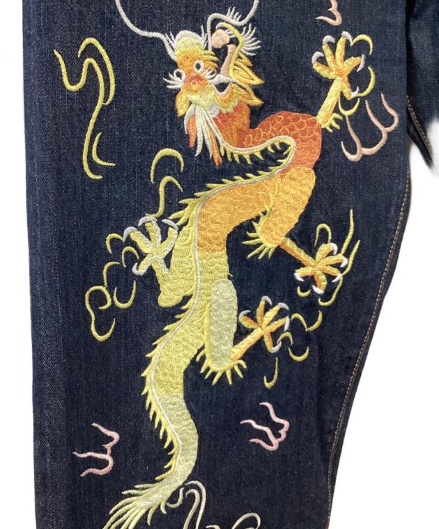 中古・古着通販】EVISU (エヴィス) 龍虎刺繍デニムパンツ インディゴ