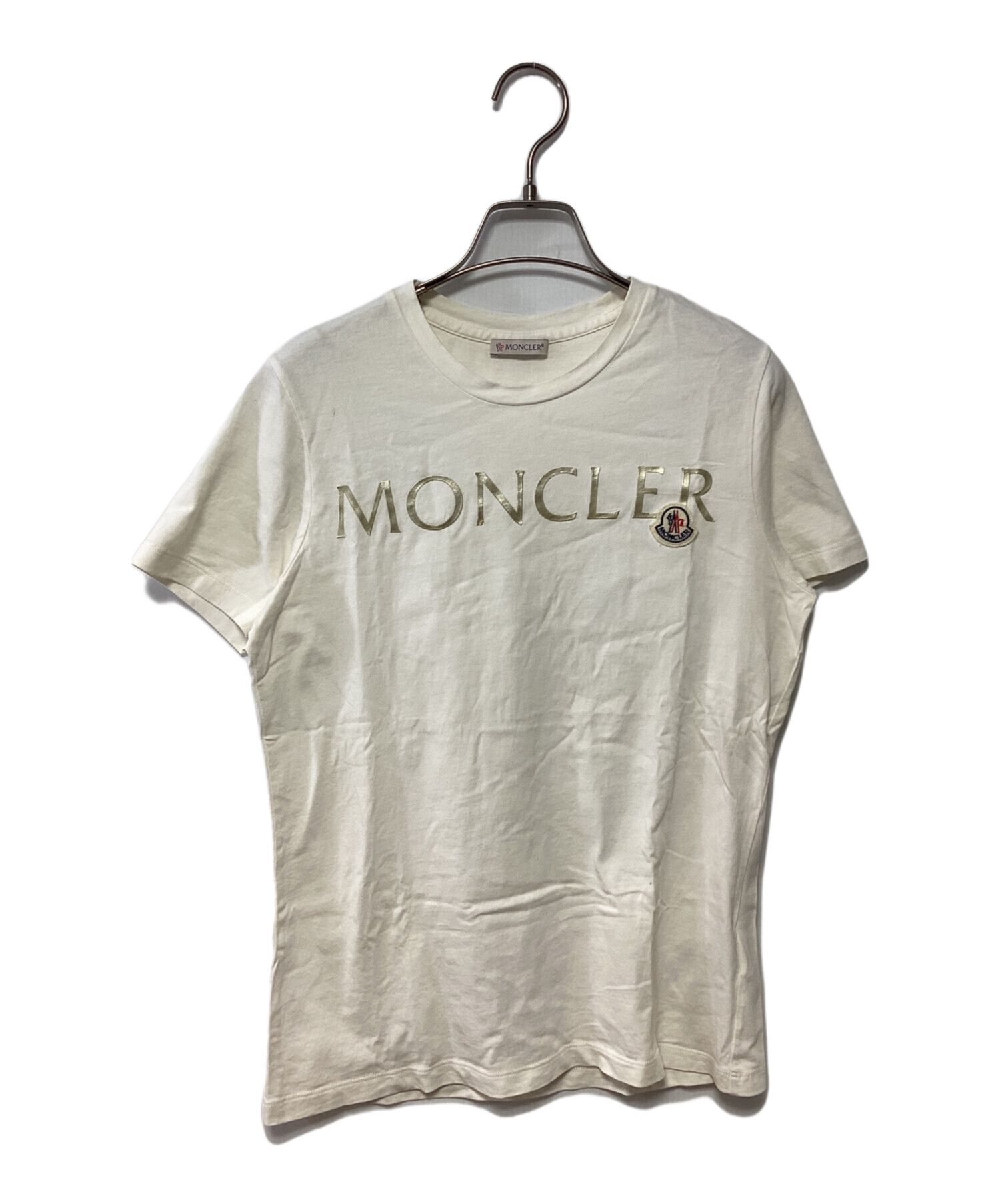 中古・古着通販】MONCLER (モンクレール) T-SHIRT GIROCOLLO ホワイト 