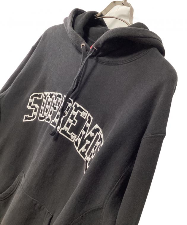 中古・古着通販】SUPREME (シュプリーム) パーカー ブラック サイズ