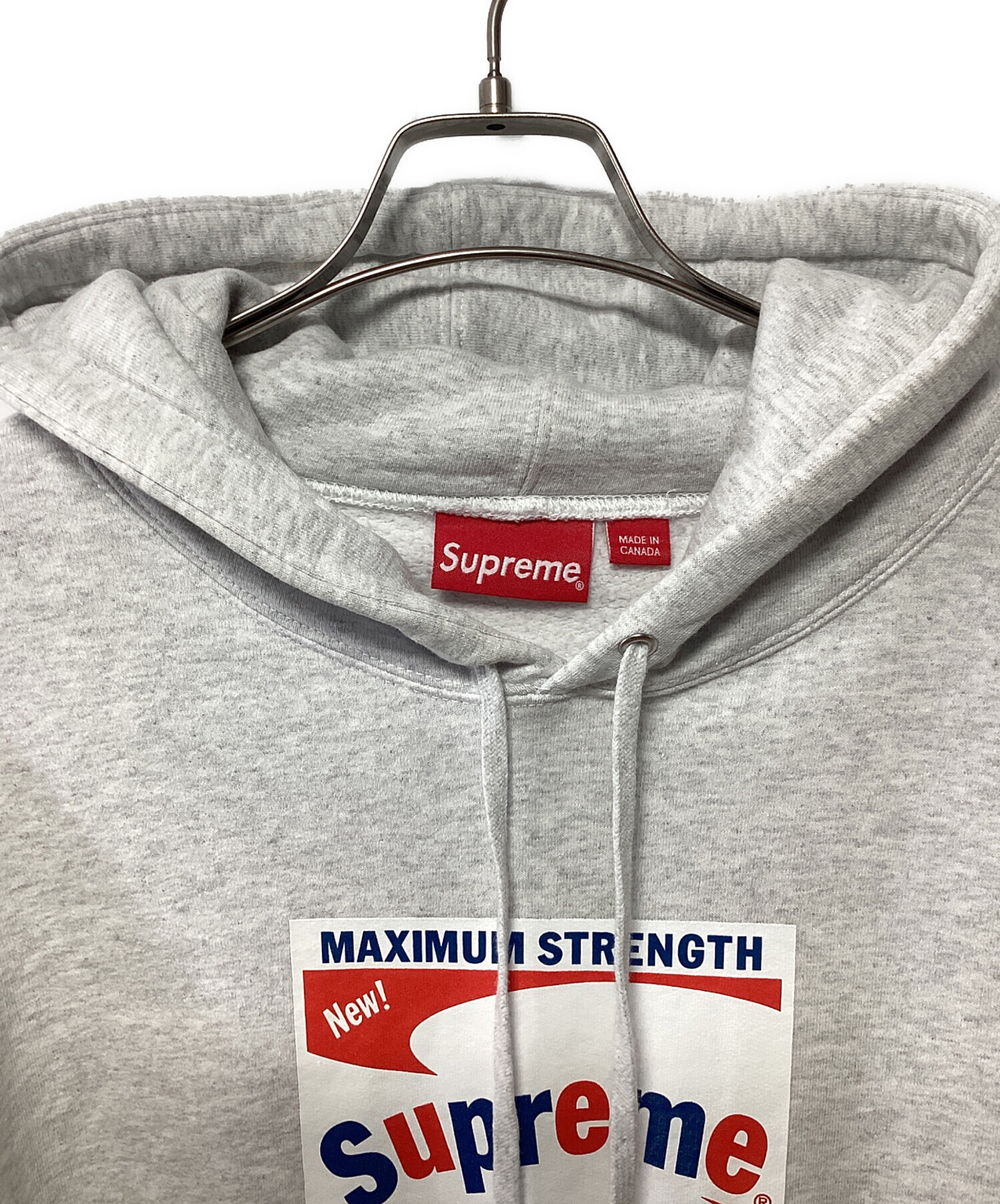 達*彦様 supreme グレーパーカーまとめ売り‼️ 中古・古着通販】SUPREME (シュプリーム) パーカー グレー サイズ