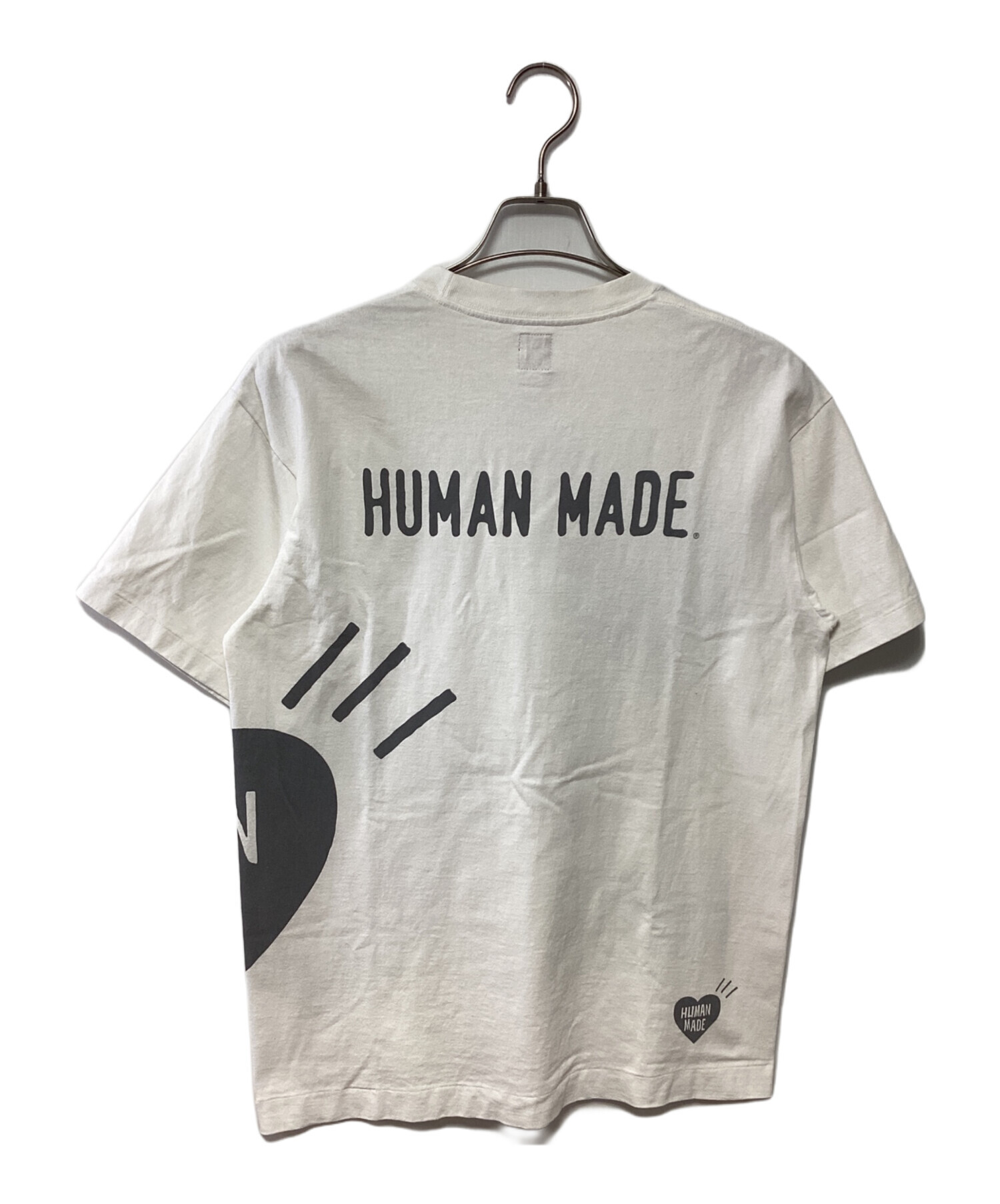 中古・古着通販】HUMAN MADE (ヒューマンメイド) 半袖Tシャツ ホワイト 