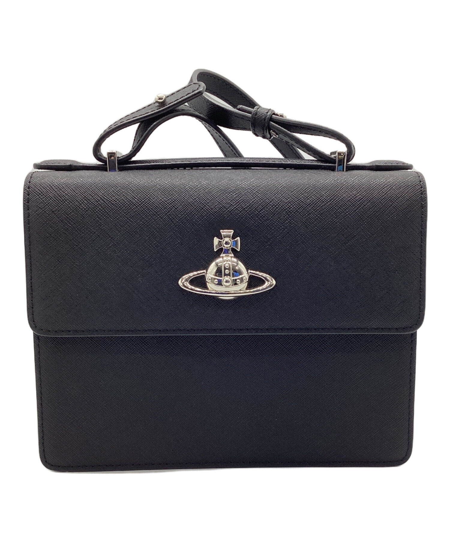 Vivienne Westwood レザーショルダーバッグ 中古・古着通販】Vivienne Westwood (ヴィヴィアンウエストウッド