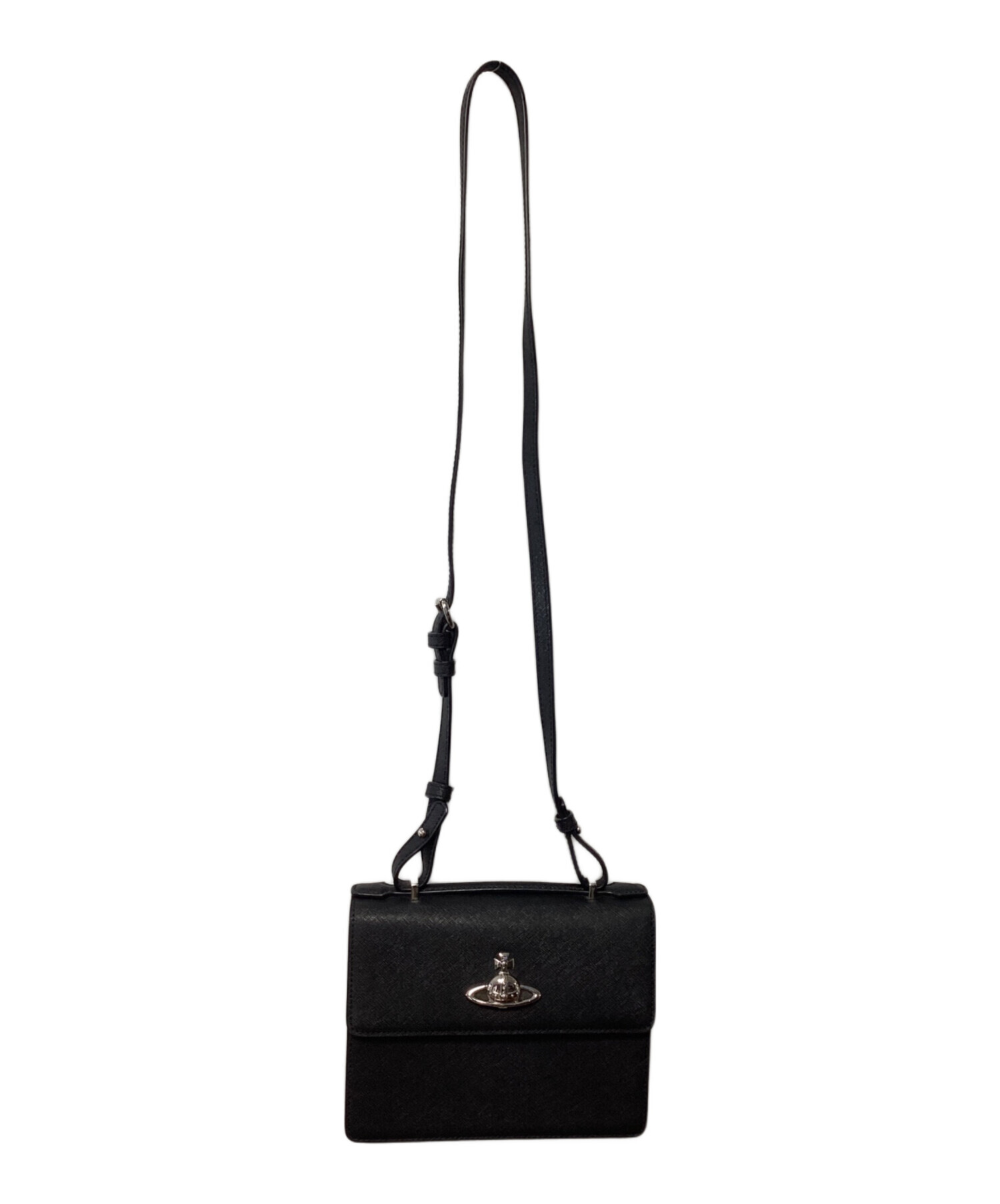 VIVIANE CAZENEUVE ショルダーバッグ  黒 【古着】【中古】【送料無料】 中古・古着通販】Vivienne Westwood (ヴィヴィアンウエストウッド