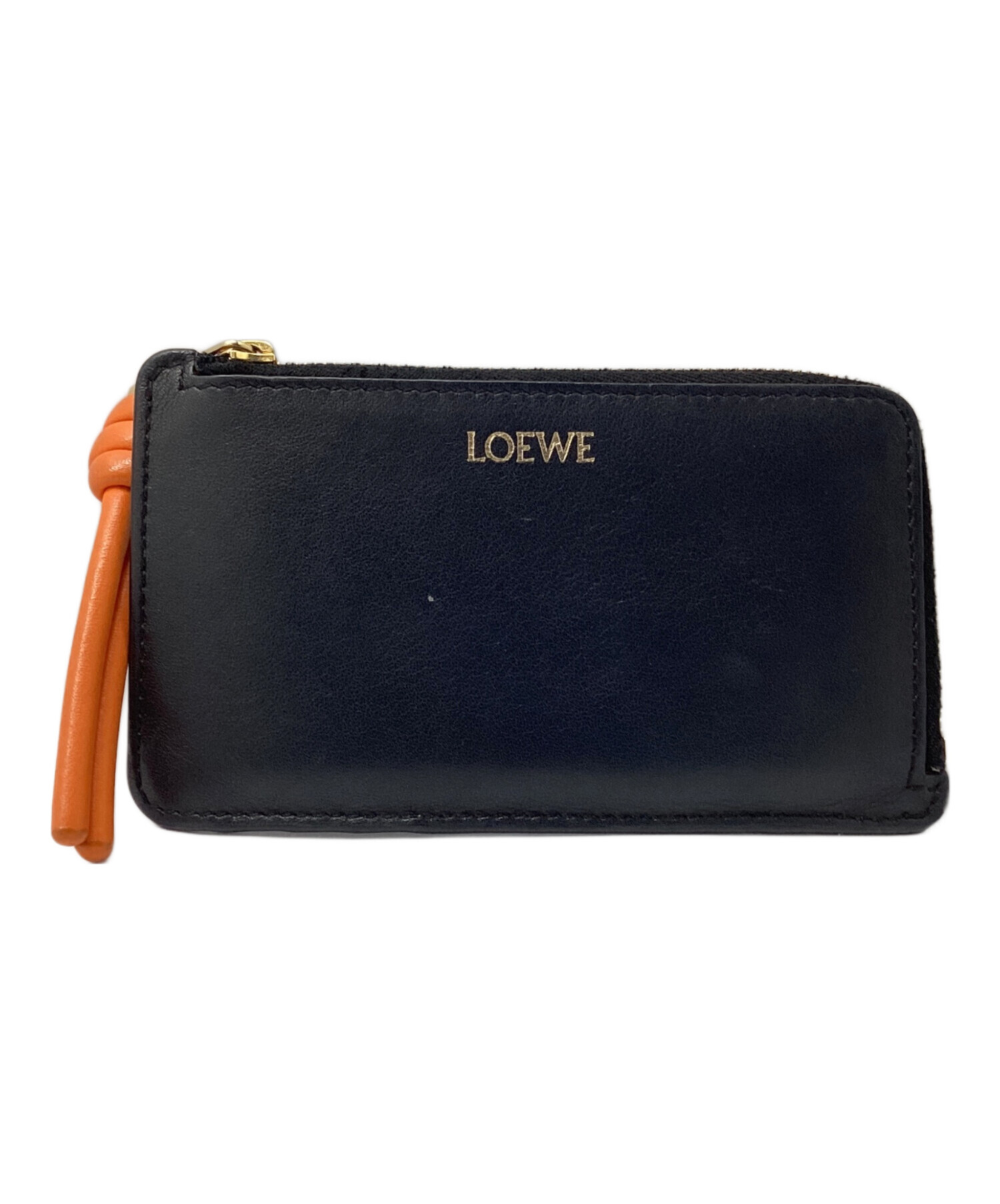 中古・古着通販】LOEWE (ロエベ) ノットコインカードホルダー ブラック 