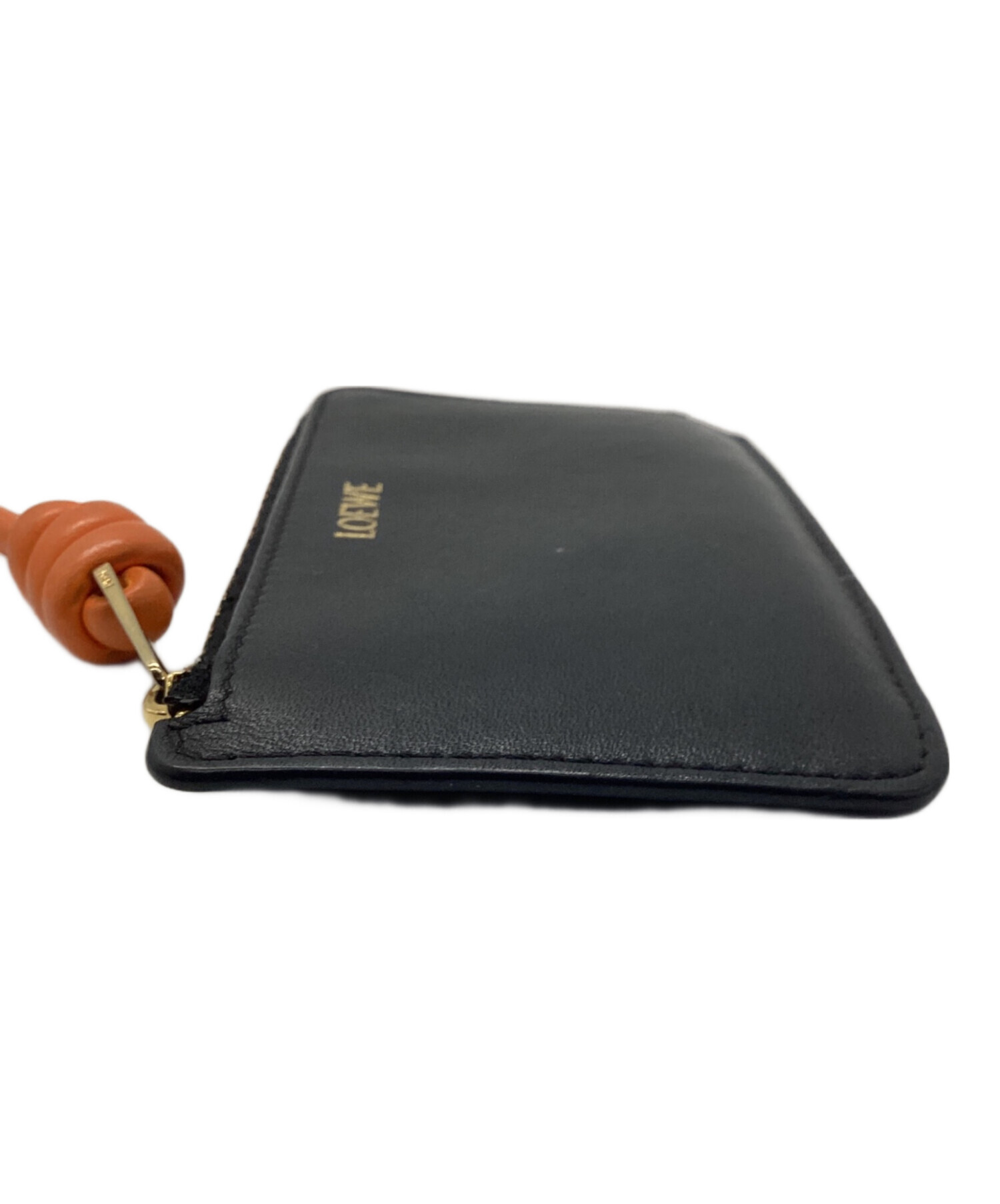中古・古着通販】LOEWE (ロエベ) ノットコインカードホルダー ブラック 