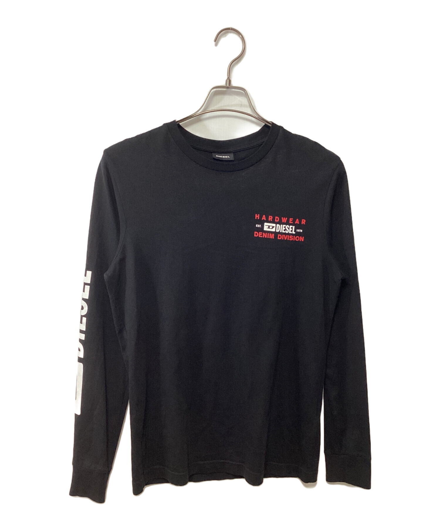 中古・古着通販】DIESEL (ディーゼル) 長袖カットソー ブラック サイズ