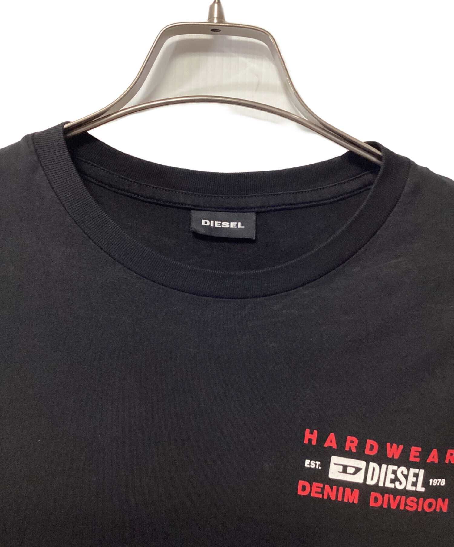 DIESEL ディーゼル Tシャツ・カットソー S 黒 【古着】【中古】 DIESEL - DIESEL ディーゼル Tシャツ・カットソー S 黒 【古着】【中古