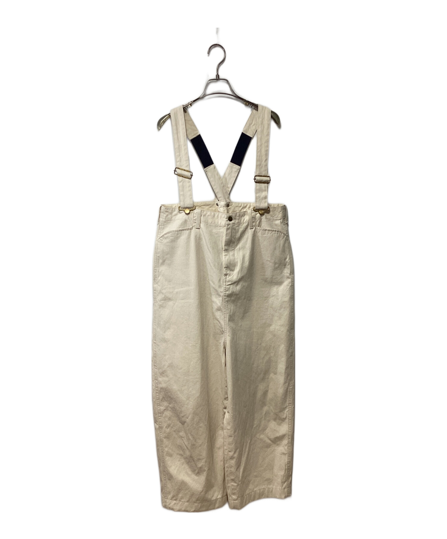 サスペンダーパンツ 中古・古着通販】LEE (リー) サスペンダーパンツ アイボリー サイズ:S