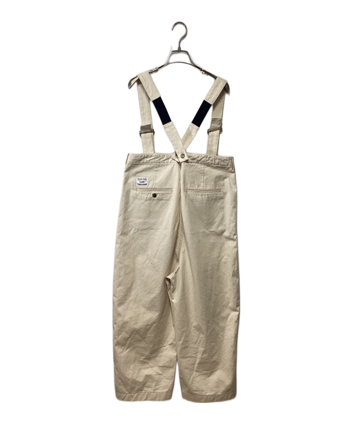 中古・古着通販】LEE (リー) サスペンダーパンツ アイボリー サイズ:S