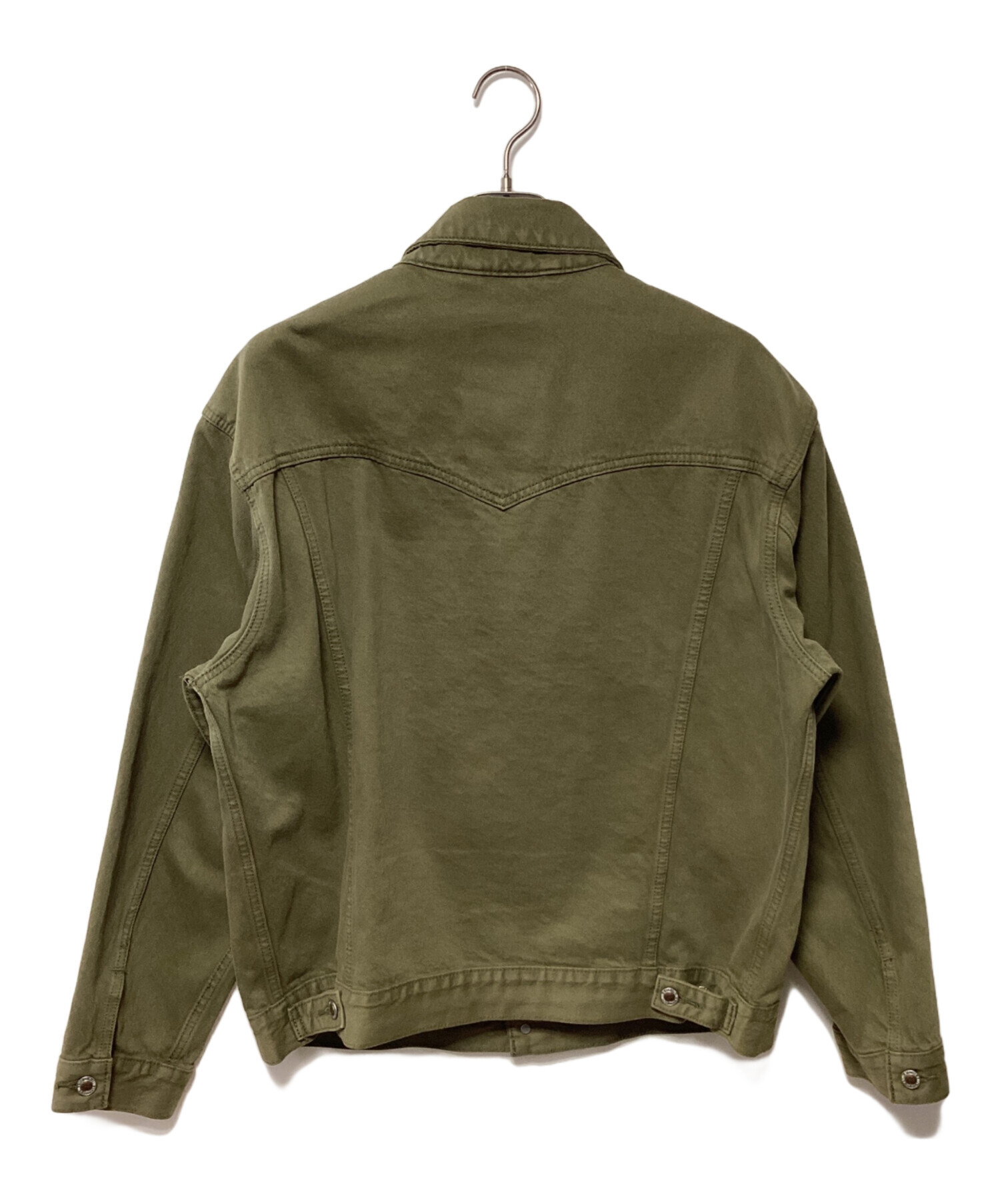 90s 麻混 トラッカージャケット カーキモカ L 古着 中古・古着通販】LEVI'S (リーバイス) トラッカージャケット カーキ