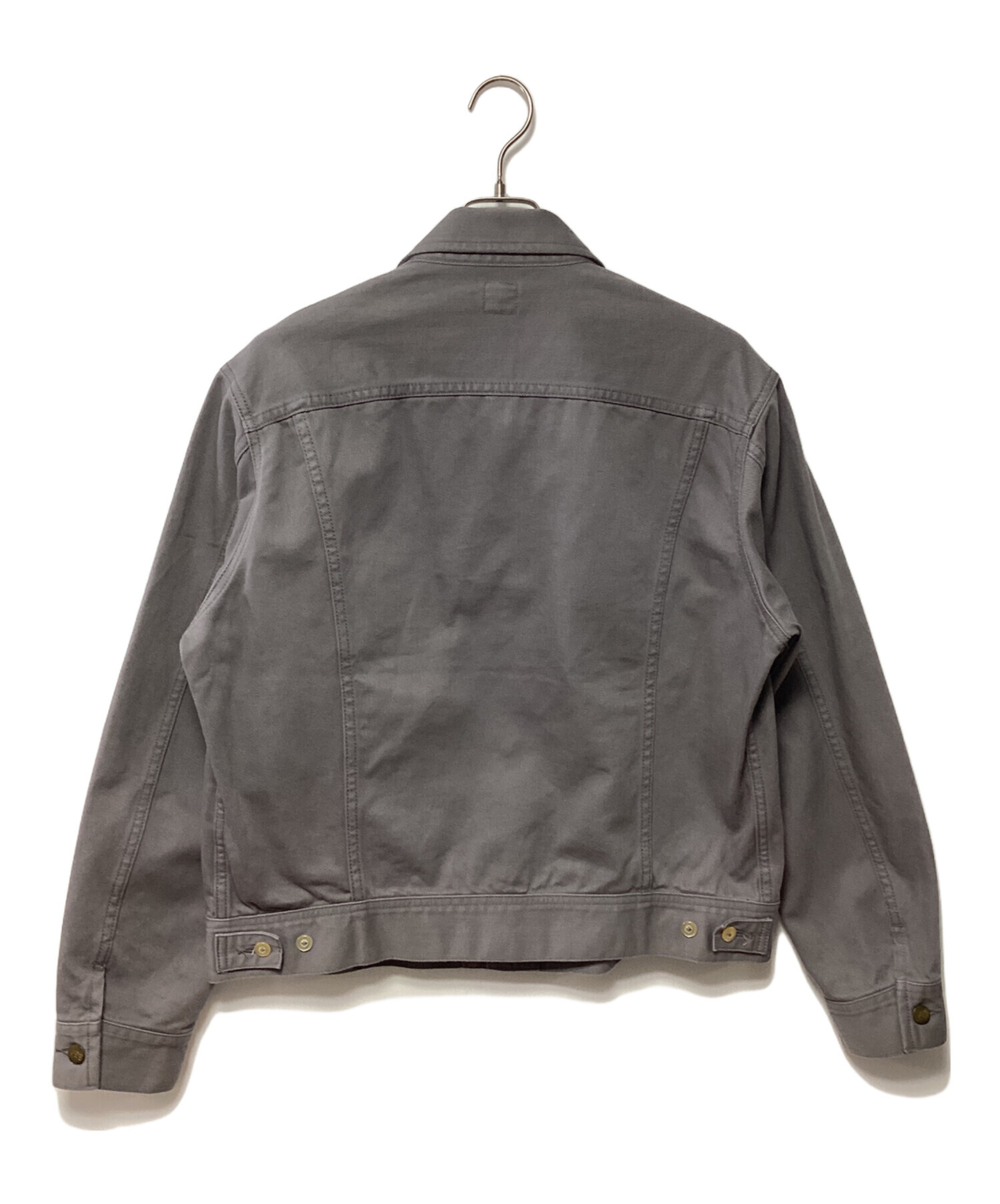中古・古着通販】LEE (リー) デニムジャケット グレー サイズ:XL