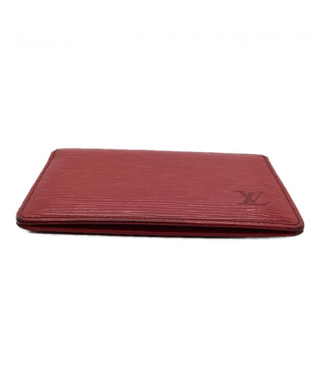 二ちゃんさん専用LOUIS VUITTON 中古・古着通販】LOUIS VUITTON (ルイ ヴィトン) ポルト2カルト レッド