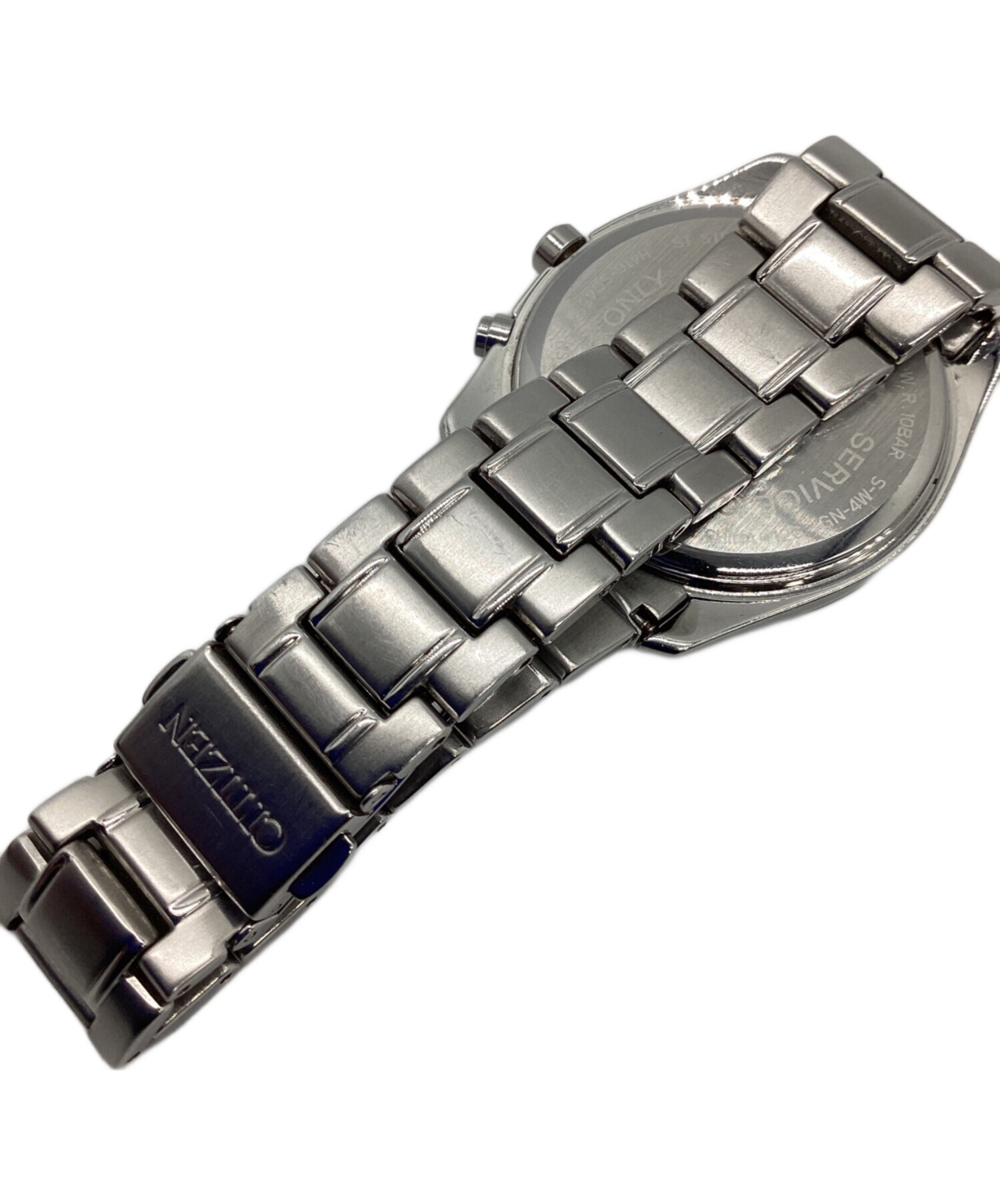 中古・古着通販】CITIZEN (シチズン) ｿｰﾗｰ電波腕時計 ブラック