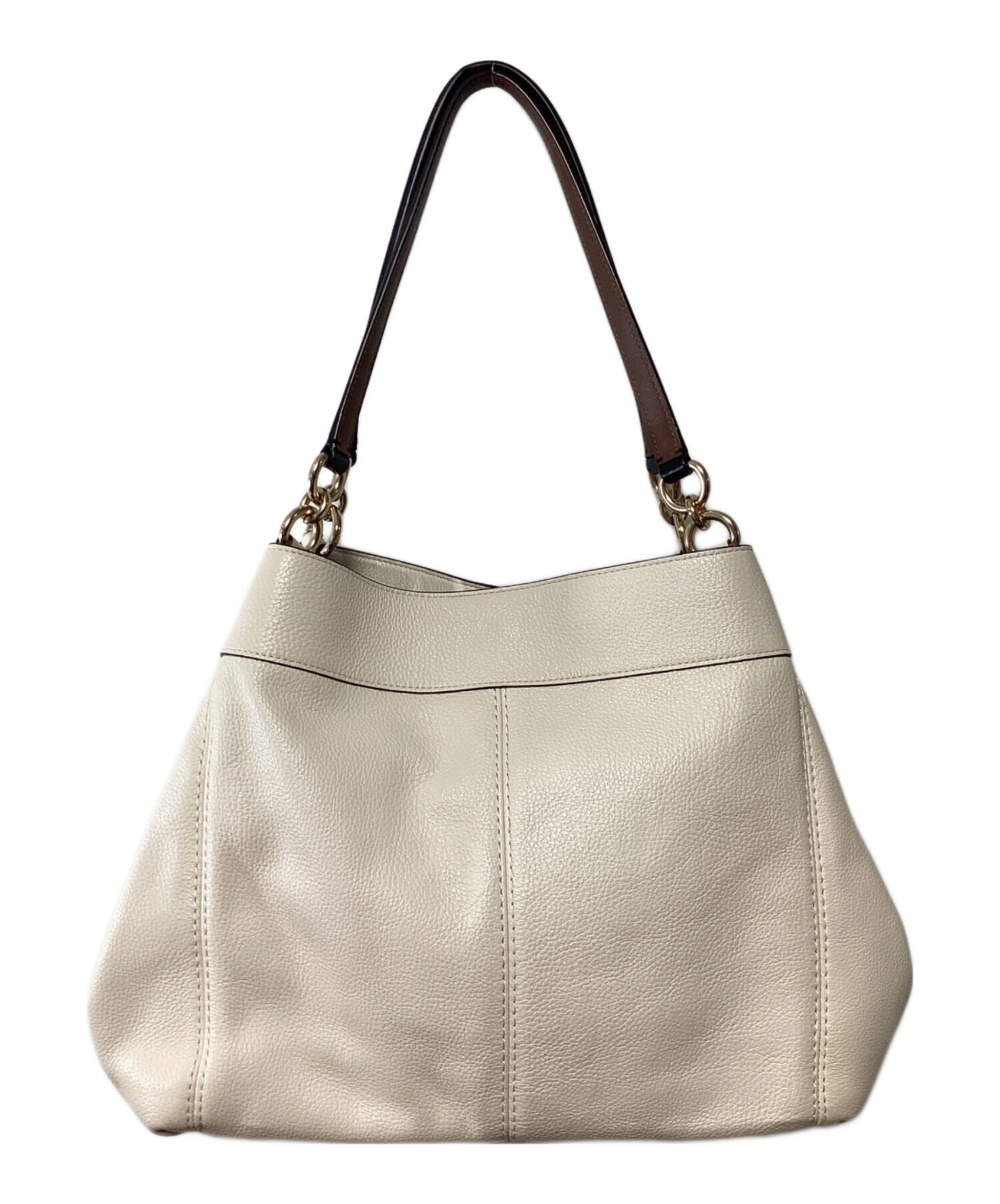 中古・古着通販】COACH (コーチ) ハンドバッグ アイボリー｜ブランド