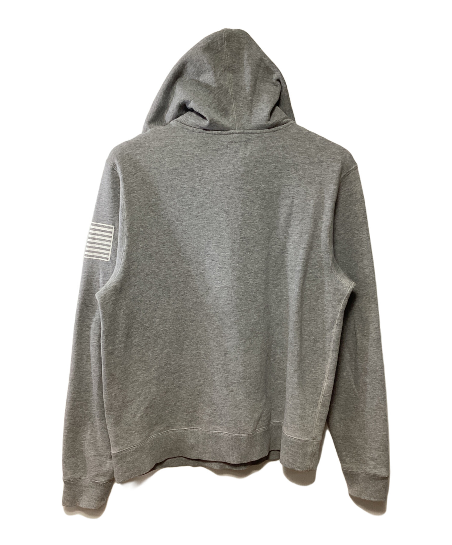 Stussy グレー フルジップパーカー Mサイズ 値下げ不可 中古・古着通販】stussy (ステューシー) ハーフジップパーカー グレー