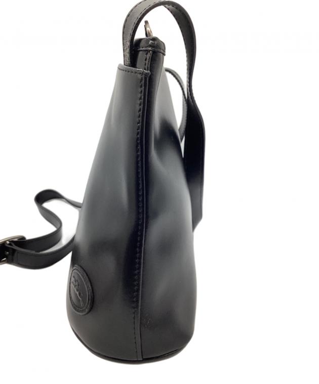 LONGCHAMP ロンシャン ショルダーバッグ  黒 【古着】【中古】【送料無料】 LONGCHAMP（ロンシャン）ショルダーバッグ 黒 サイズ:- レディース