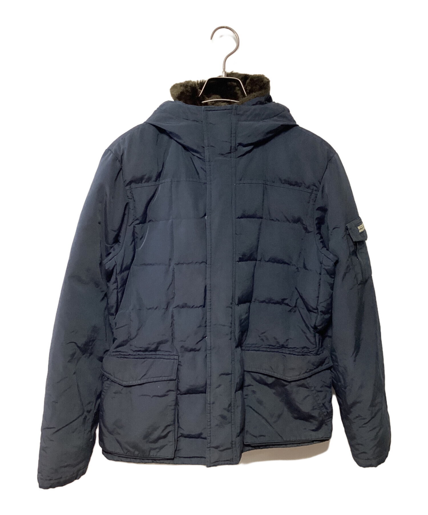 中古・古着通販】WOOLRICH (ウールリッチ) ダウンジャケット ネイビー 
