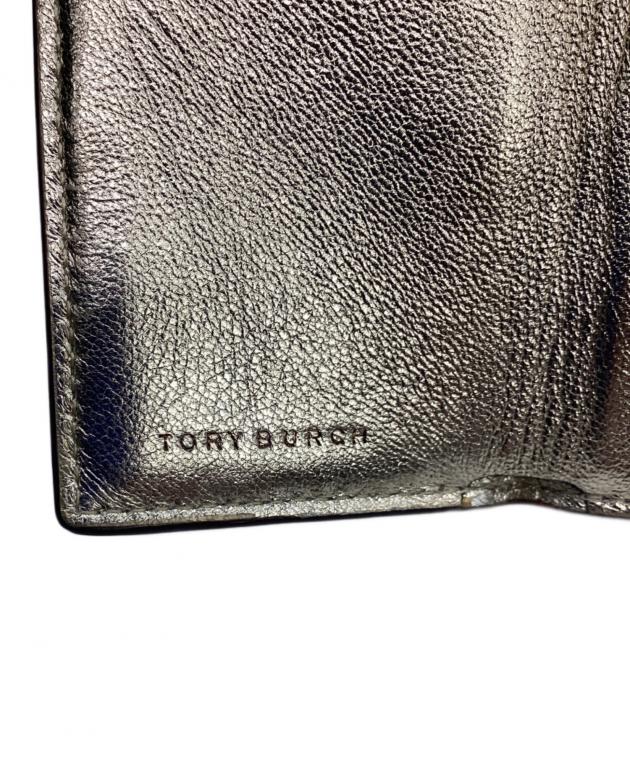 中古・古着通販】TORY BURCH (トリーバーチ) 3つ折り財布 シルバー