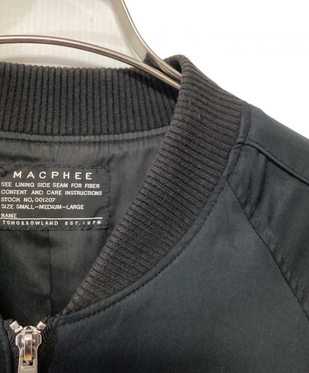 中古・古着通販】MACPHEE (マカフィー) ブルゾン ブラック サイズ:36