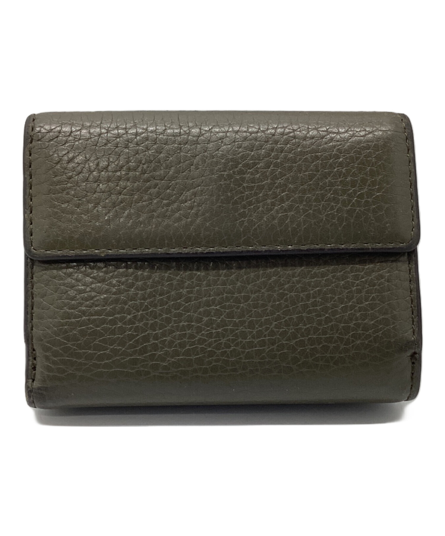 中古・古着通販】FURLA (フルラ) 3つ折り財布 カーキ｜ブランド・古着 