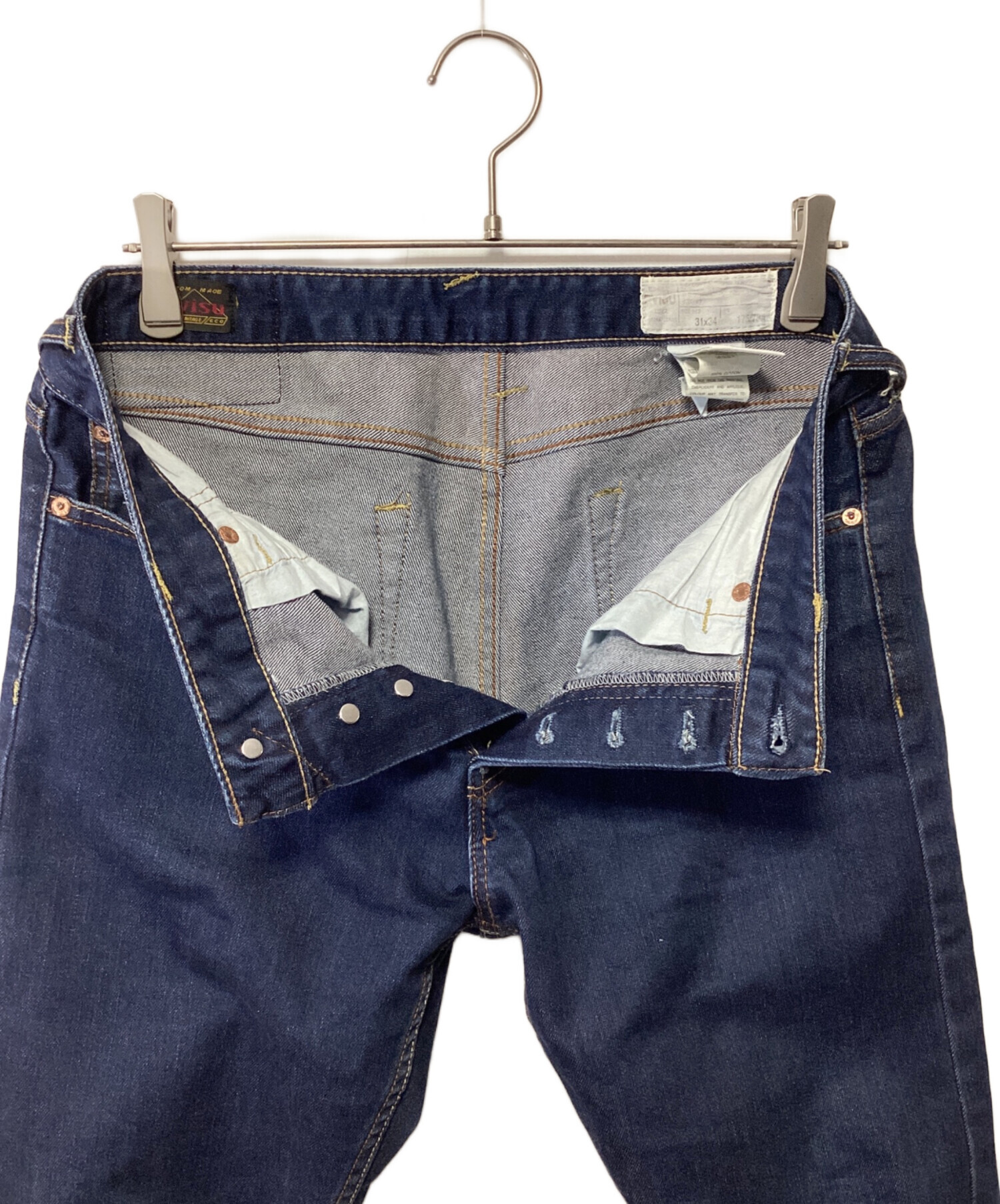 EVISU エヴィス デニムパンツ 28×34 中古・古着通販】EVISU (エヴィス) デニムパンツ インディゴ サイズ:31