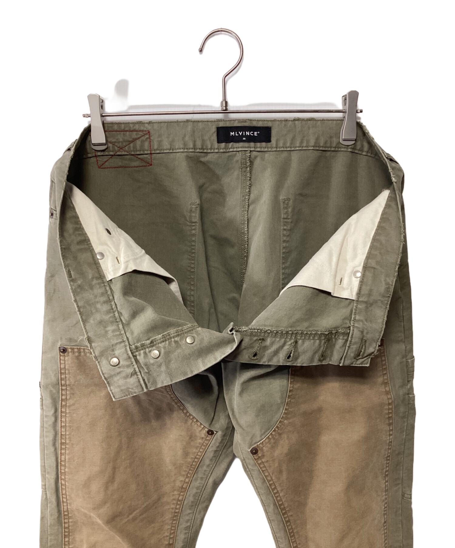 MLVINCE　パンツ　36 ダブルニー 中古・古着通販】MLVINCE (メルヴィンス) ダブルニーペインターパンツ