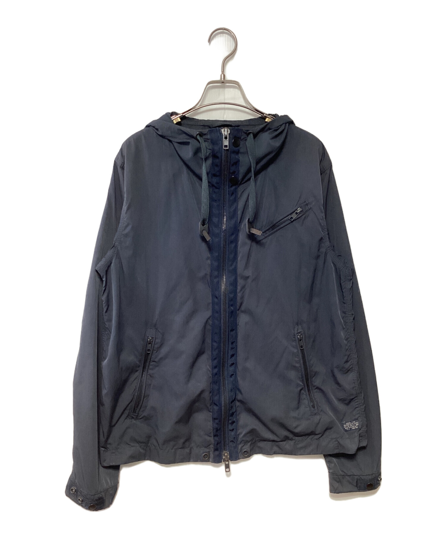 古着　DIESEL ディーゼル　ナイロン　マウンテンパーカー　L　ネイビー 中古・古着通販】DIESEL (ディーゼル) ナイロンジャケット ネイビー