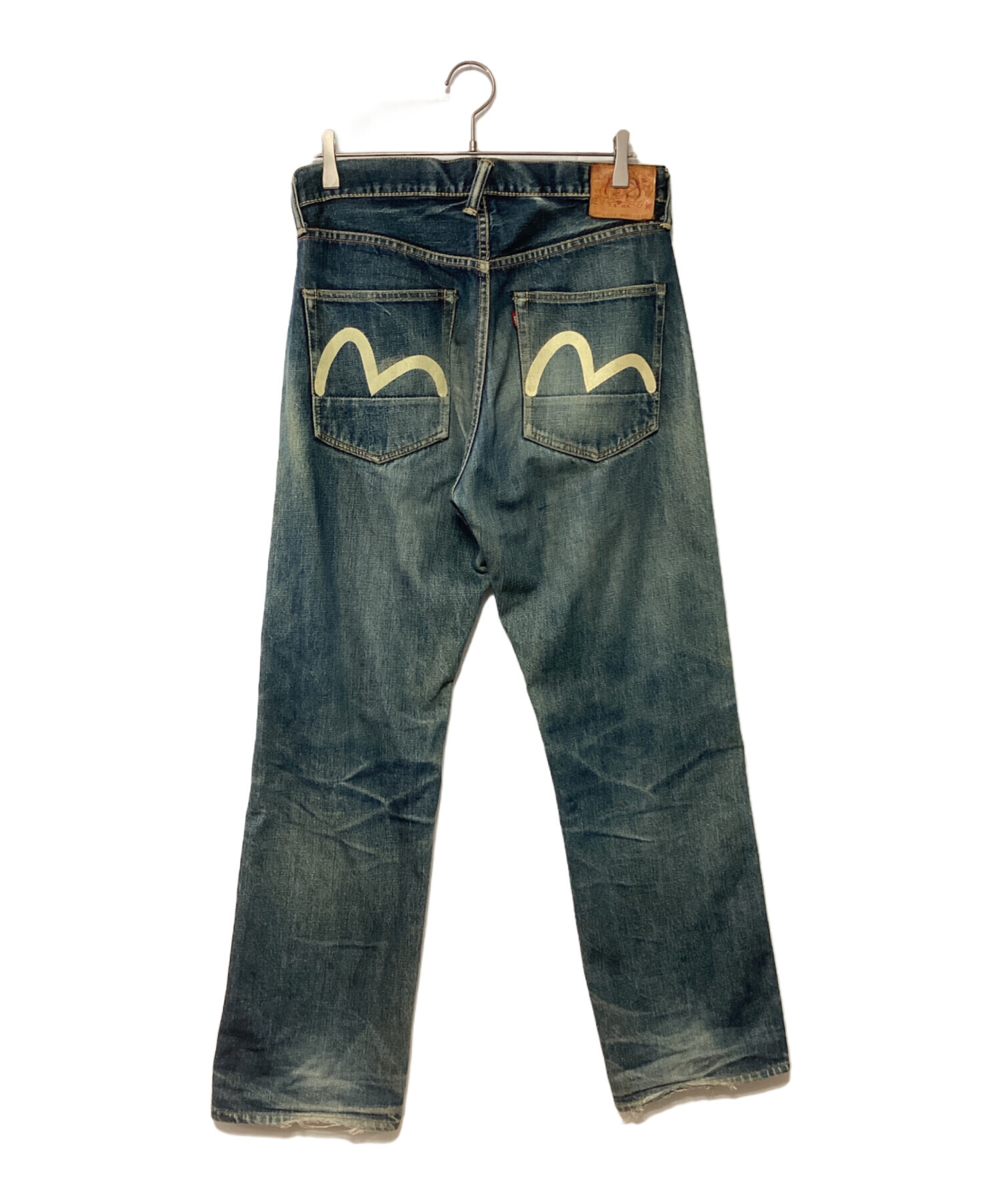 エヴィス デニム 31X35 中古・古着通販】EVISU (エヴィス) デニムパンツ インディゴ サイズ