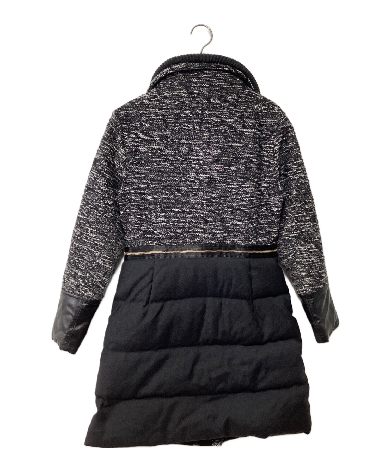 TATRAS ダウンジャケット ツイード 中古・古着通販】TATRAS (タトラス) ツイード切替ダウンコート
