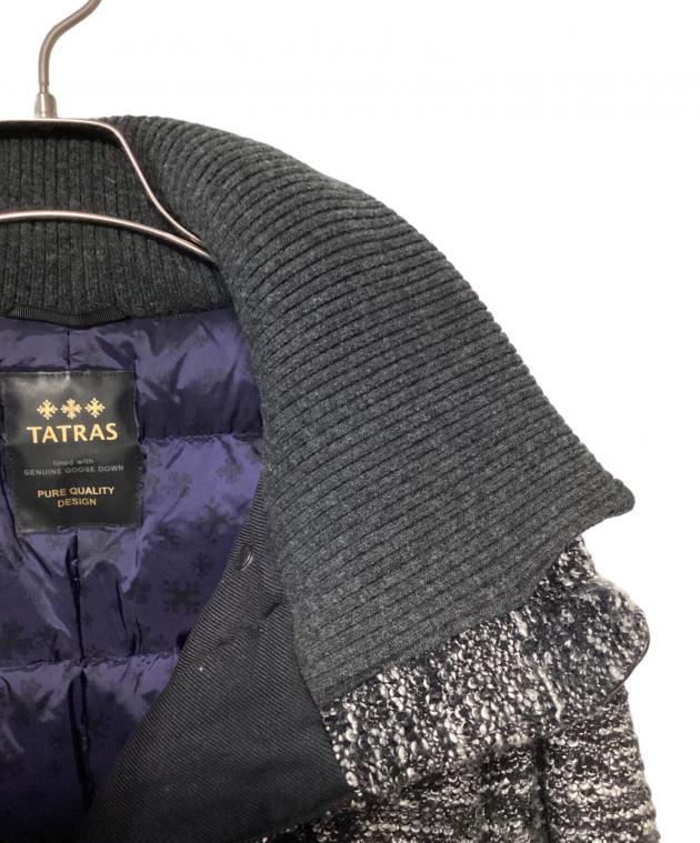 中古・古着通販】TATRAS (タトラス) ツイード切替ダウンコート