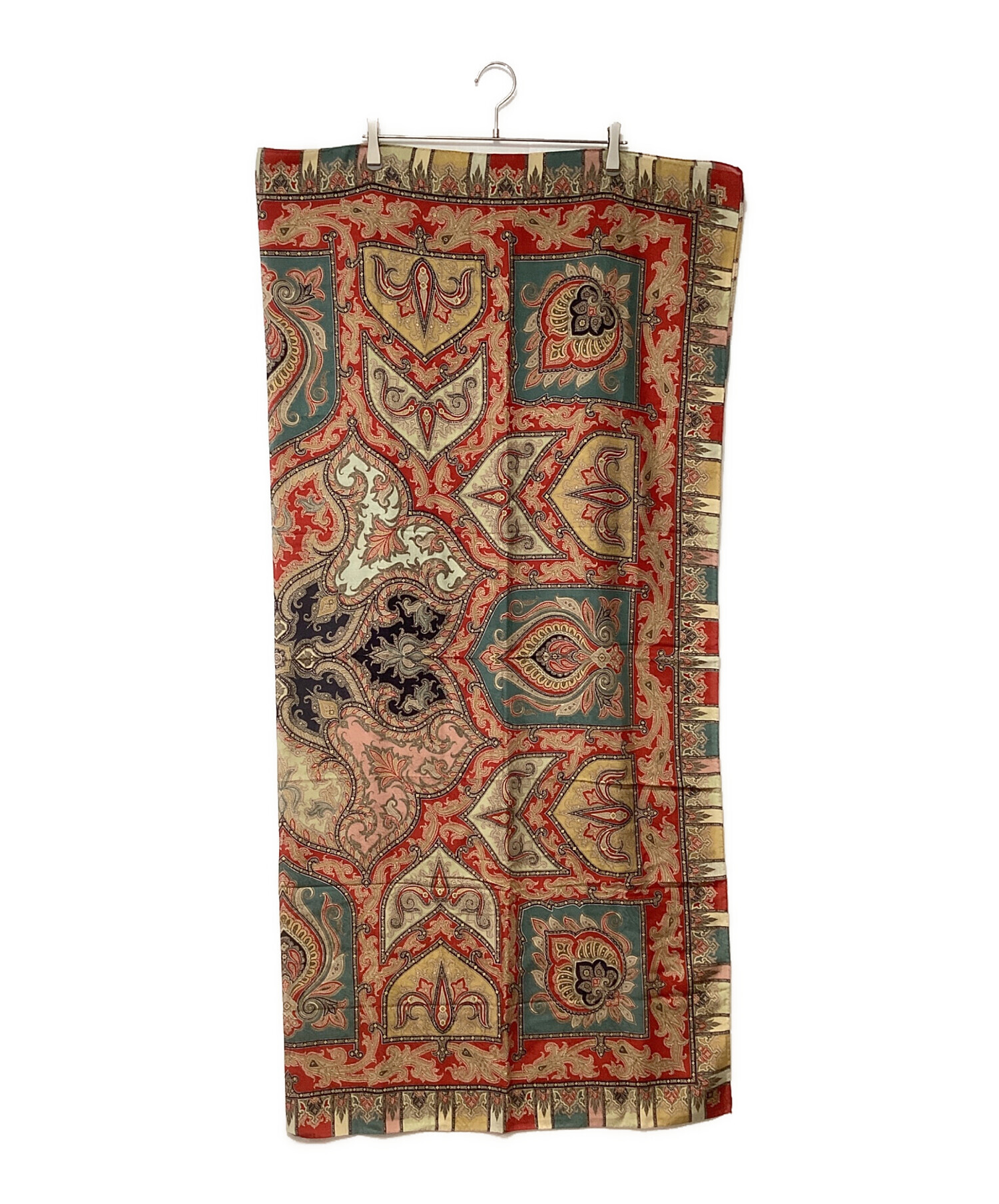 エトロ ETRO スカーフ 大判 ETRO(エトロ) / スカーフ/シルク/マルチカラー/総柄/レディース | 中古