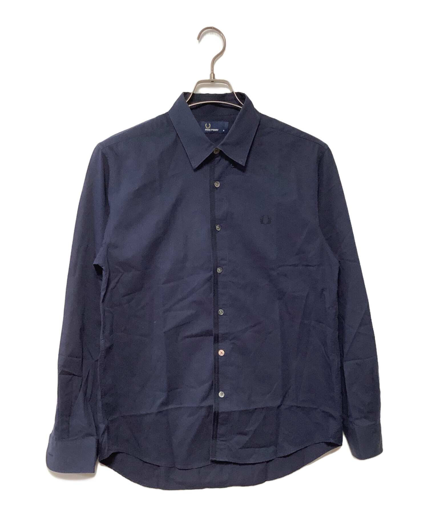 【新品タグ付き】FRED PERRY ネイビー 長袖 Sサイズ FRED PERRY（フレッドペリー） ポロシャツ 長袖 メンズ M3636 ザ