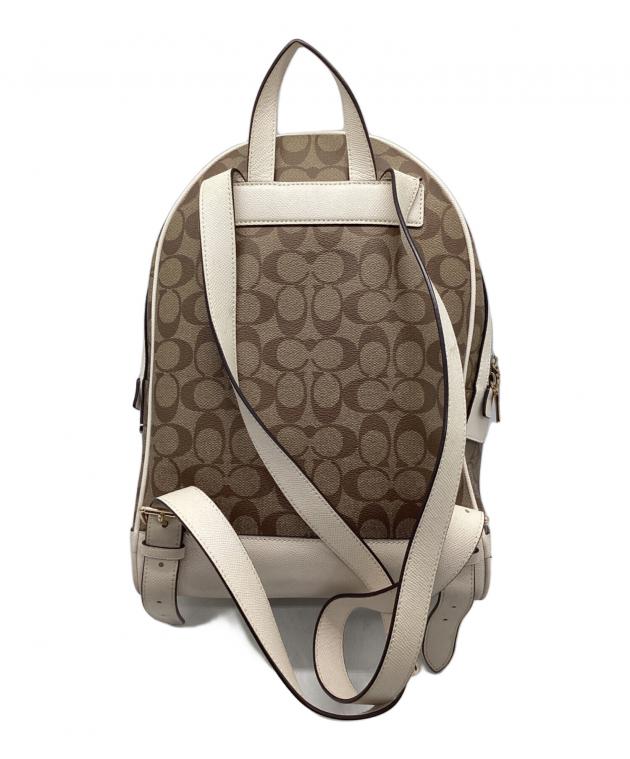 【新品未使用】コーチ リュック シグネチャー C2002 ベージュ 中古・古着通販】COACH (コーチ) リュック ベージュ｜ブランド・古着