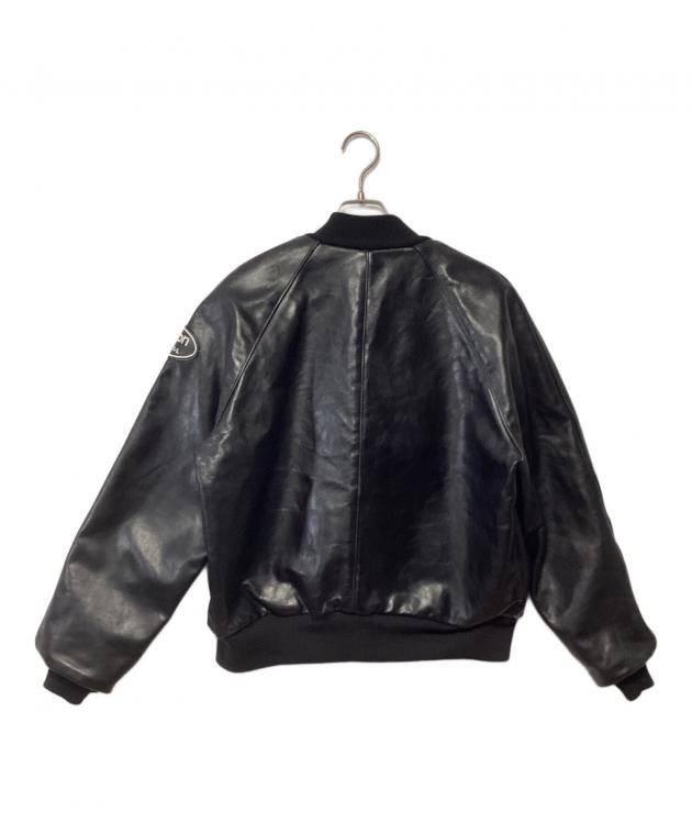 中古・古着通販】VANSON (バンソン) レザージャケット ブラック サイズ